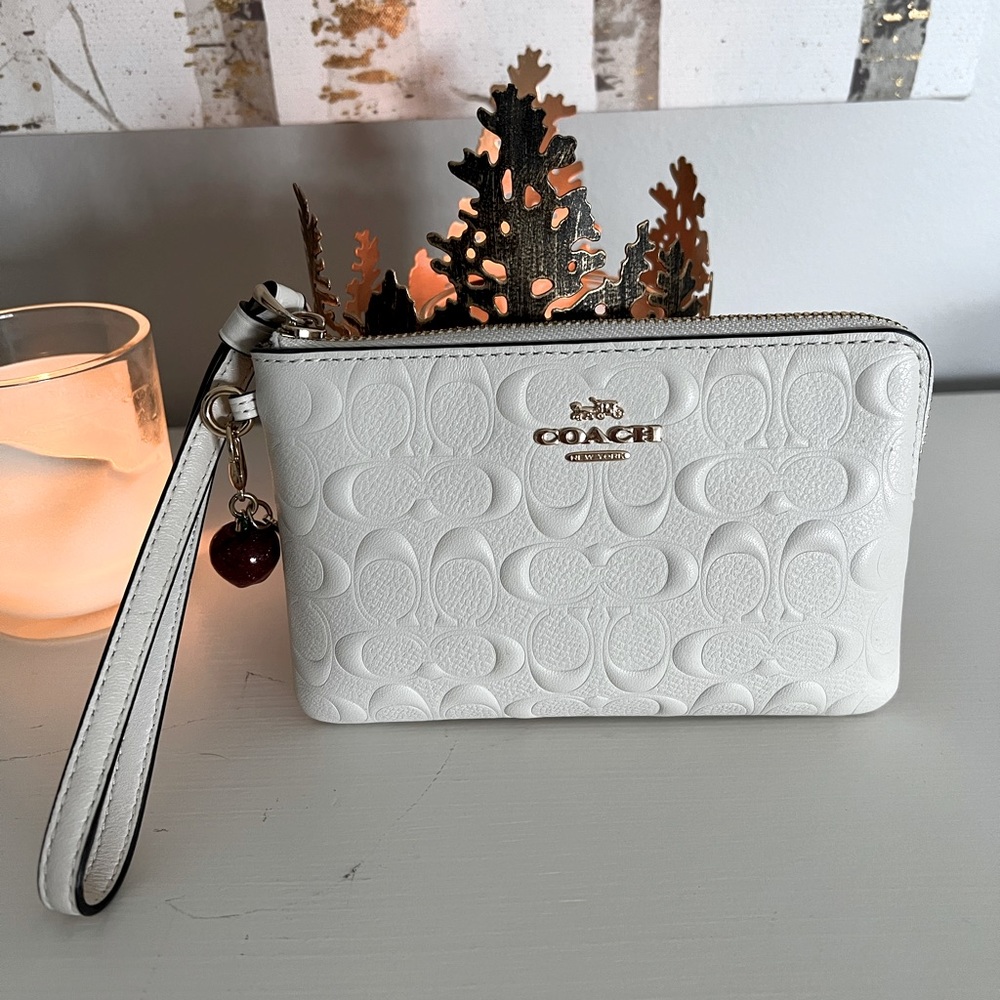 White Coach wristlet
